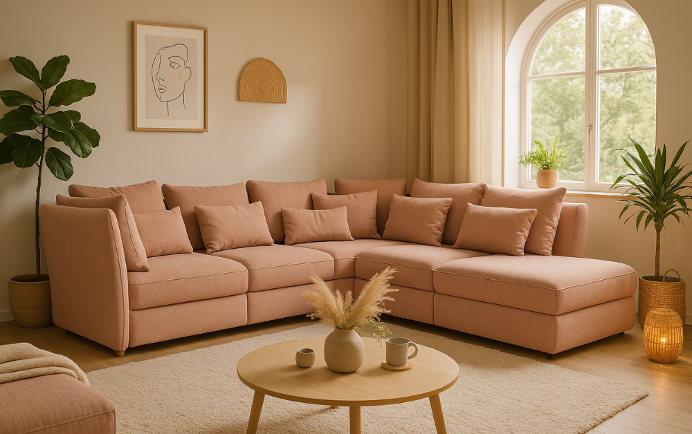 Sofa in Altrosa kaufen – Wärme, Ruhe und Persönlichkeit für dein Zuhause