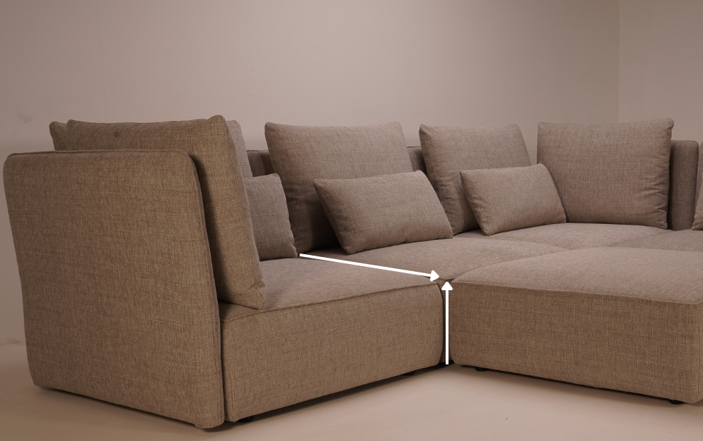 Die optimale Sitzhöhe und Sitztiefe bei einem Sofa<span> für deine Gesundheit</span>