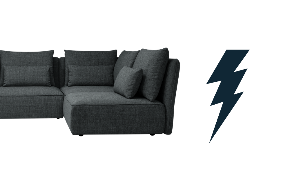 Sofa elektrisch aufgeladen – Ursachen, Lösungen & Tipps<span> gegen statische Aufladung</span>