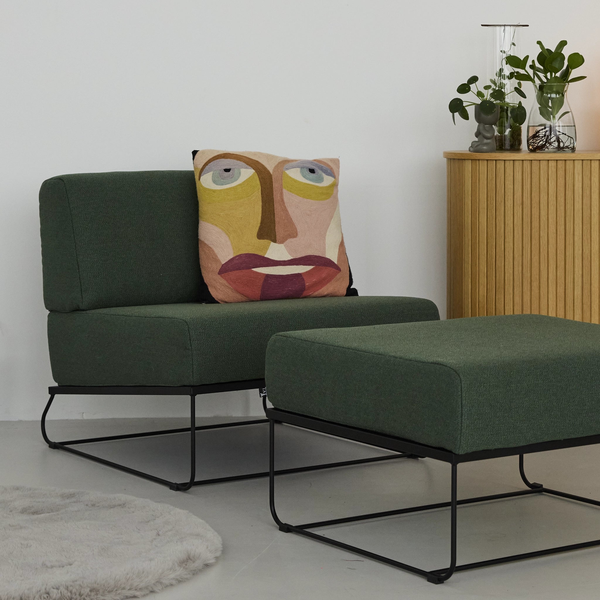 Aksel Sessel Ocean Palmengruen